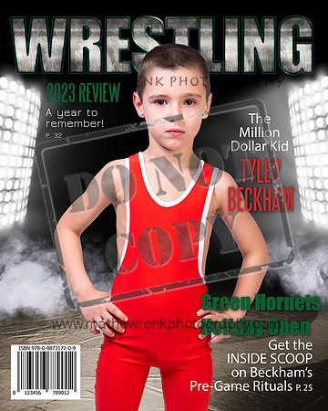 8x10 Magazine Cover Wrestling Sample_Samples